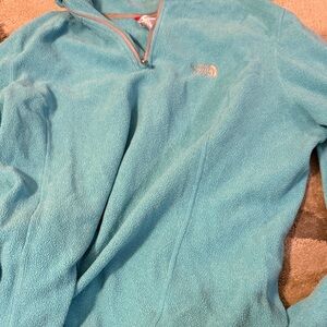 The North Face Teal Fleece Jacket